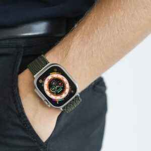 APPLE WATCH WOVEN LOOP 40-41-42MM ONE SIZE SILVEROLIVE4.jpg