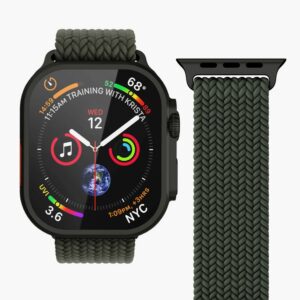 APPLE WATCH WOVEN LOOP 40-41-42MM ONE SIZE BLACKOLIVE3.jpg