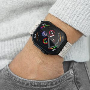 APPLE WATCH WOVEN LOOP 40-41-42MM ONE SIZE BLACKCREAM3.jpg