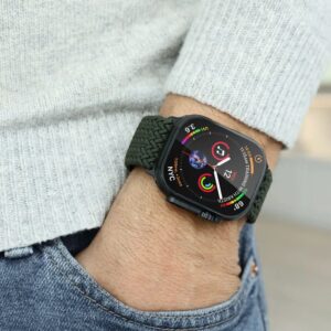 APPLE WATCH WOVEN LOOP 40-41-42MM ONE SIZE BLACKOLIVE4.jpg