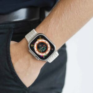 APPLE WATCH WOVEN LOOP 44-45-46-49MM ONE SIZE SILVERCREAM4.jpg